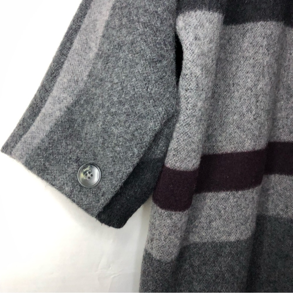 W by Worth Coat Wool Striped Size Small/M - Picture 8 of 8